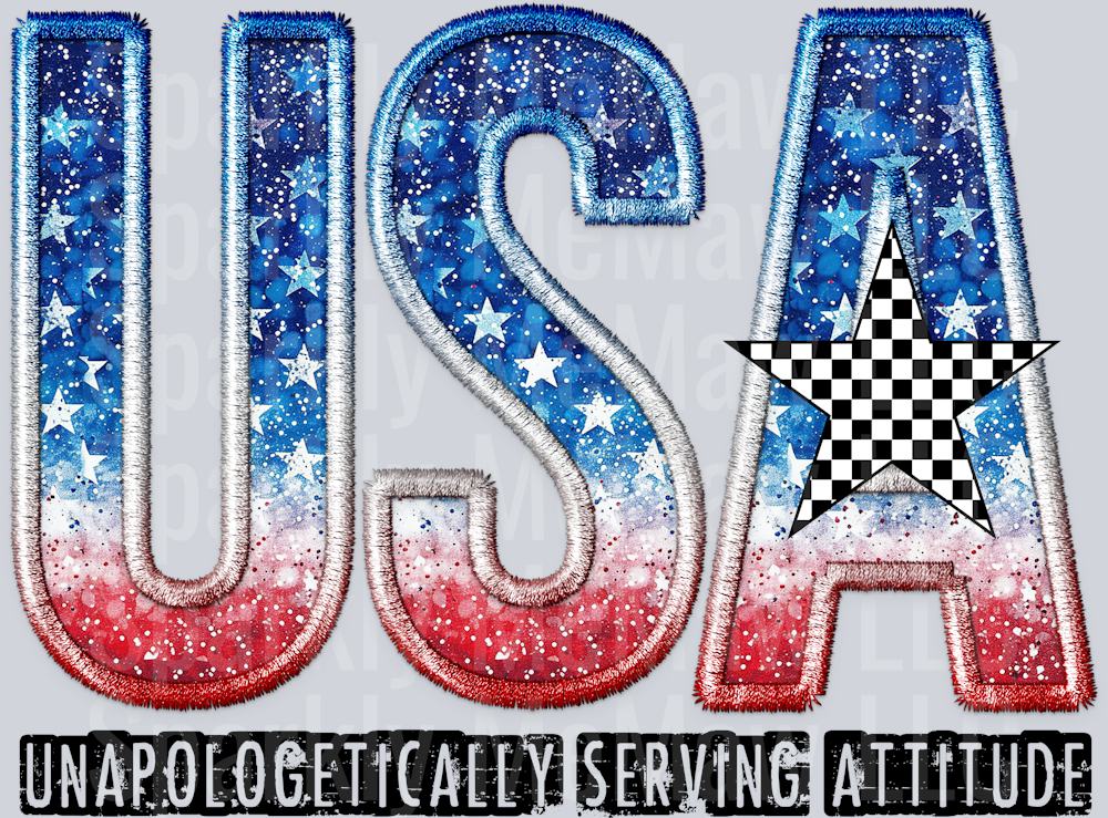 unapologetically serving attitude UV DTF Decal