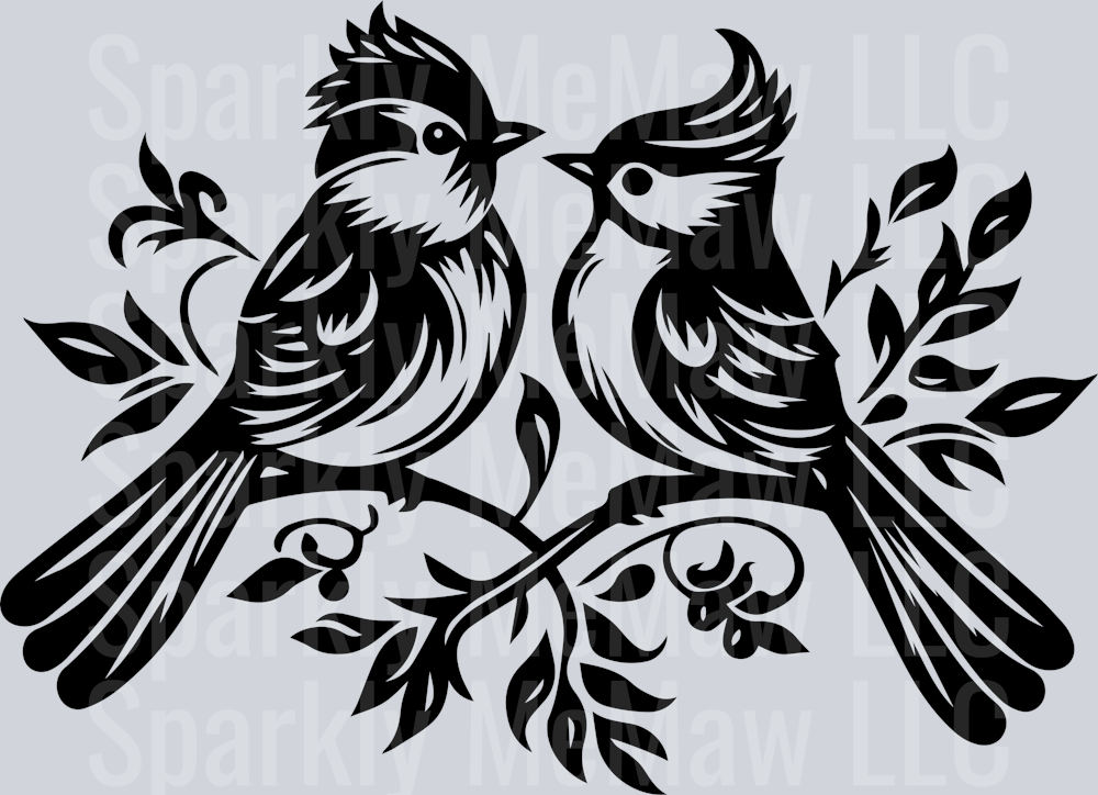 Bird UV DTF Clipart Decal 12