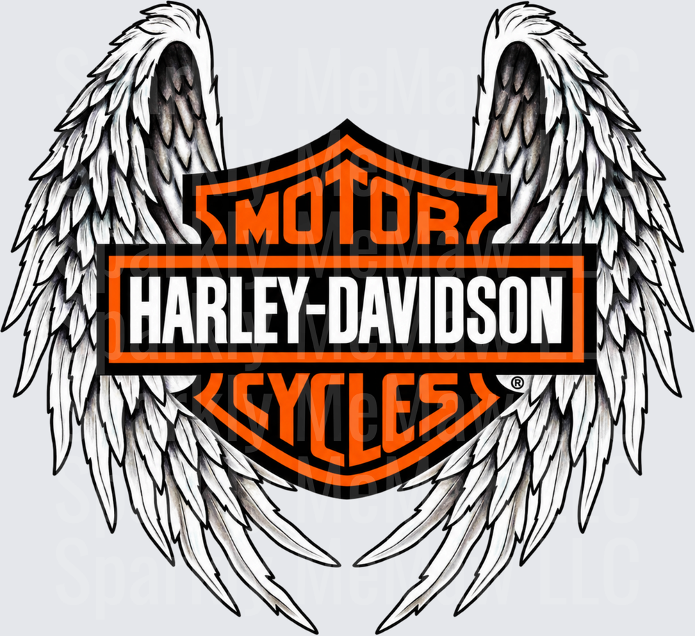 HD Angel Wings Logo is a UV DTF Decal
