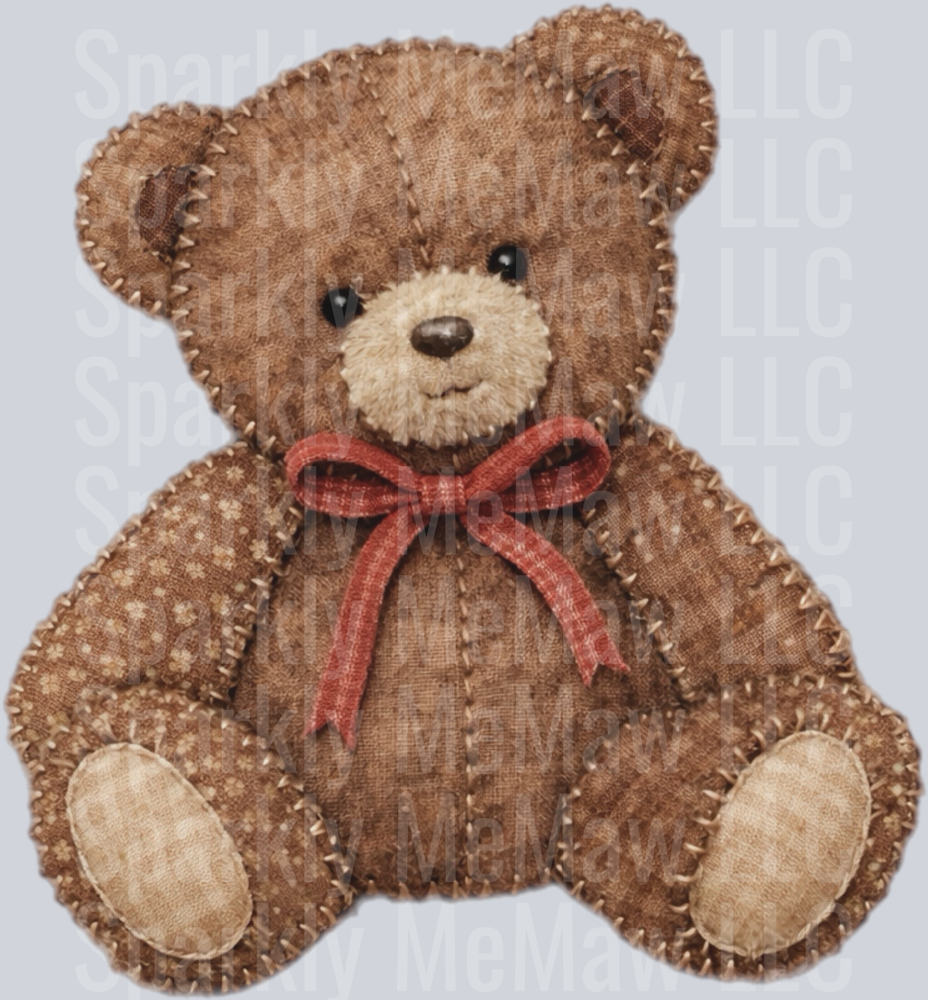 Stitch Bear UV DTF Decal