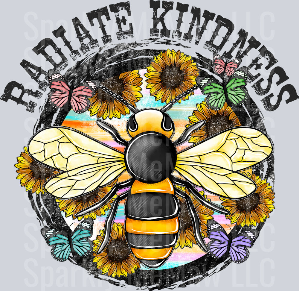 Radiate Kindness UV DTF Decal