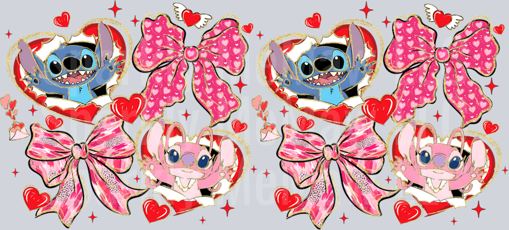 Valentine 25 16 oz UV DTF Wrap