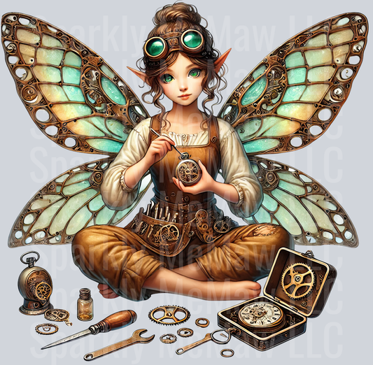 Fairy  SteamPunk UV DTF Decal 12