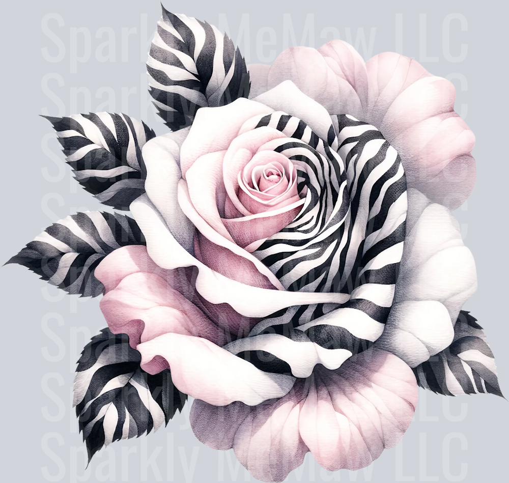 rose 25 Animal Rose UV DTF Clip Art Decal