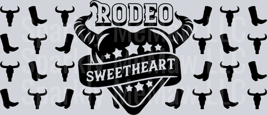 Rodeo sweetheart 16 oz UV DTF Wrap