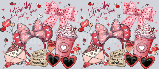 Valentine 16 oz UV DTF Wrap 43