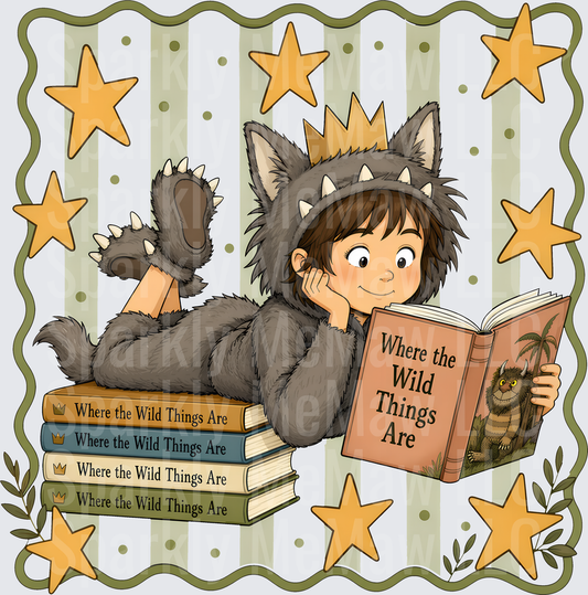 Max Where the Wild Things Are DTF Transfer for Fabrics