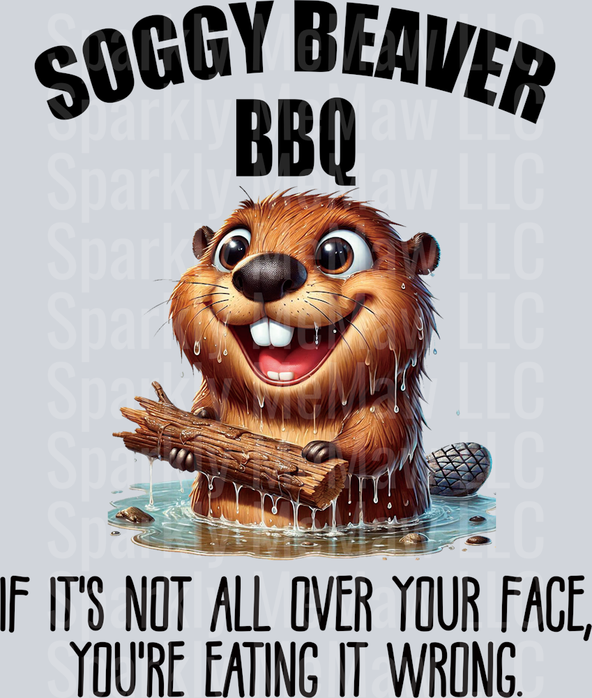 Soggy BBQ UV DTF Decal
