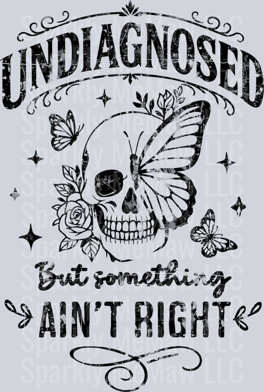 UNDIAGNOSED UV DTF DECAL