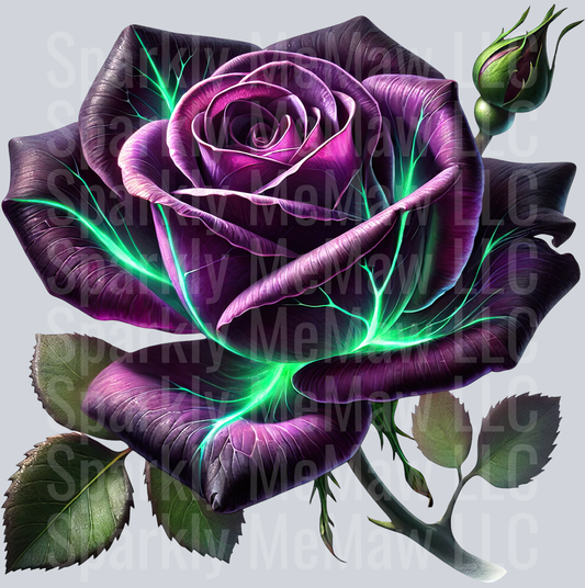 Fantasy Rose 27 UV DTF Decal