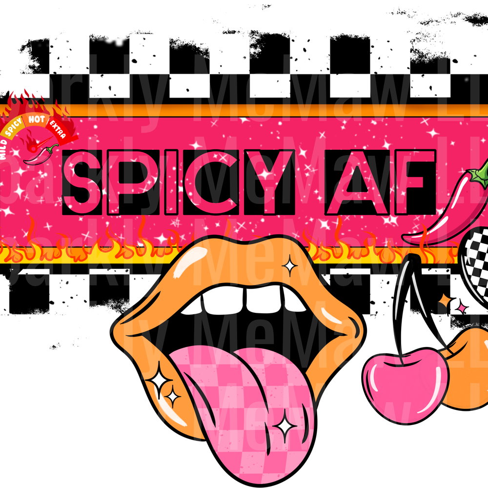Spicy AF UV DTF Decal