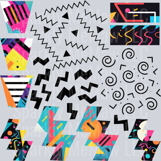 Retro Funk multi media sheet 10x10