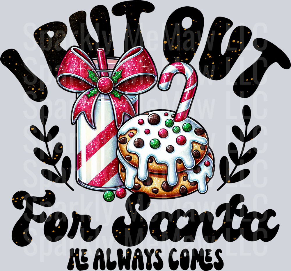 I Put out for Santa UV DTF Decal