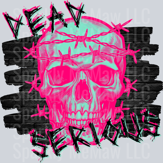dead UV DTF Decal