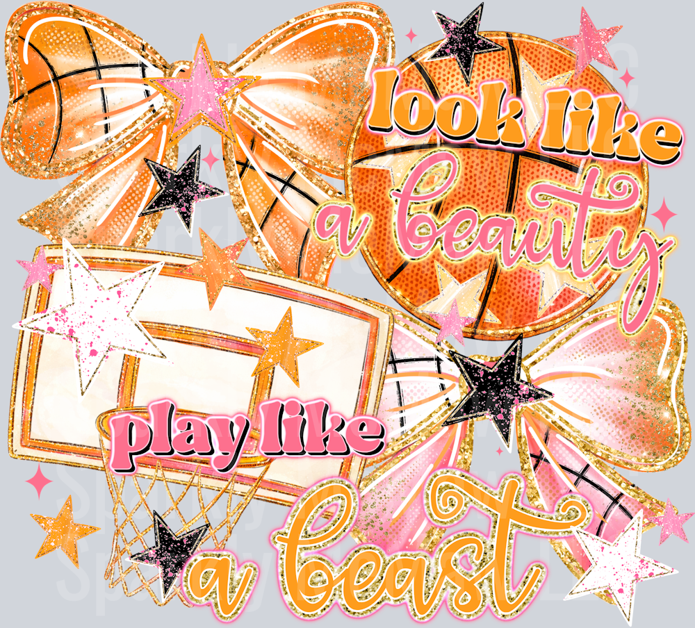Basketball UV DTF Decal