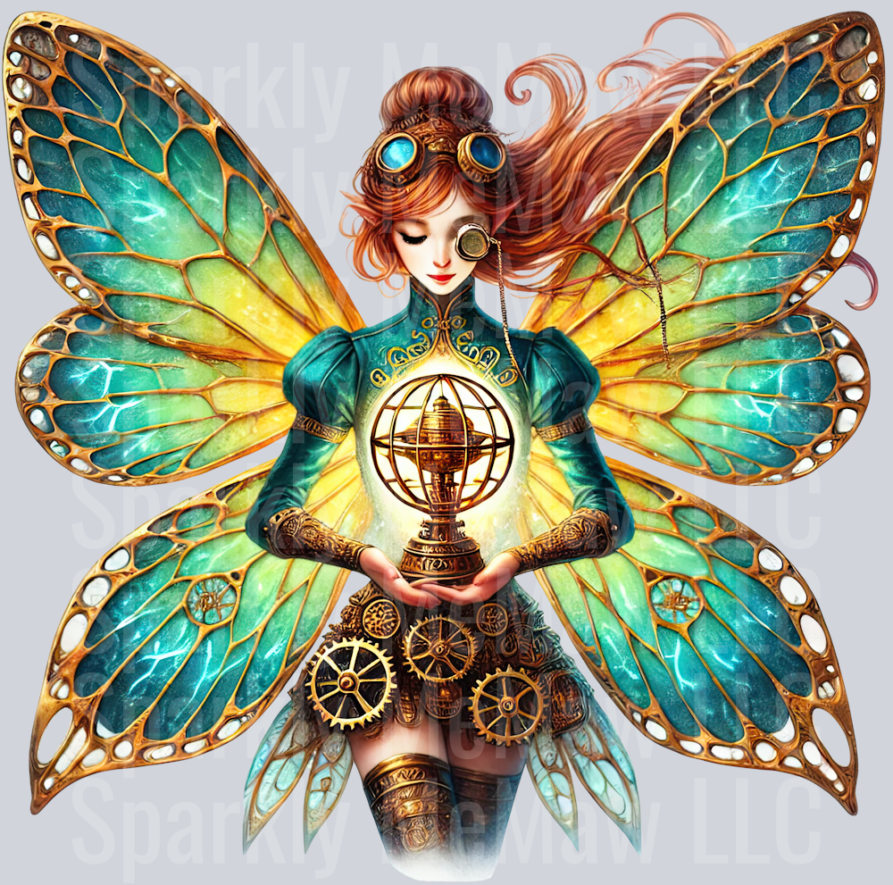 Fairy  SteamPunk UV DTF Decal 27