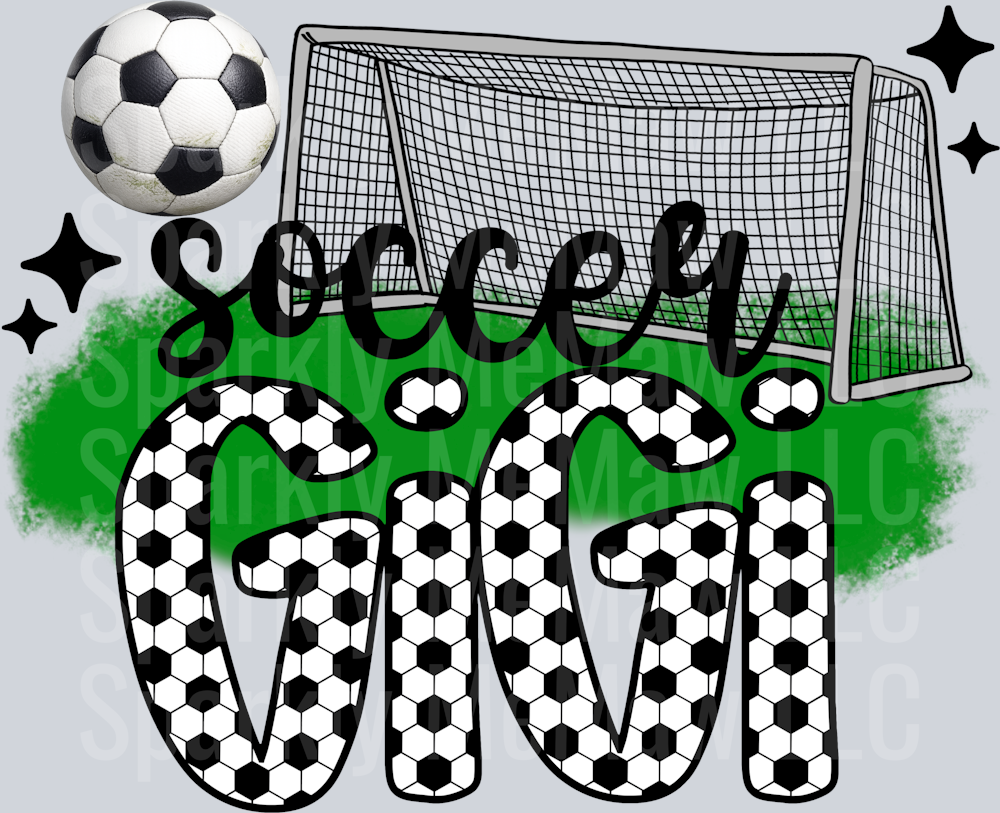 Soccer Gigi DTF Transfer (Fabrics)