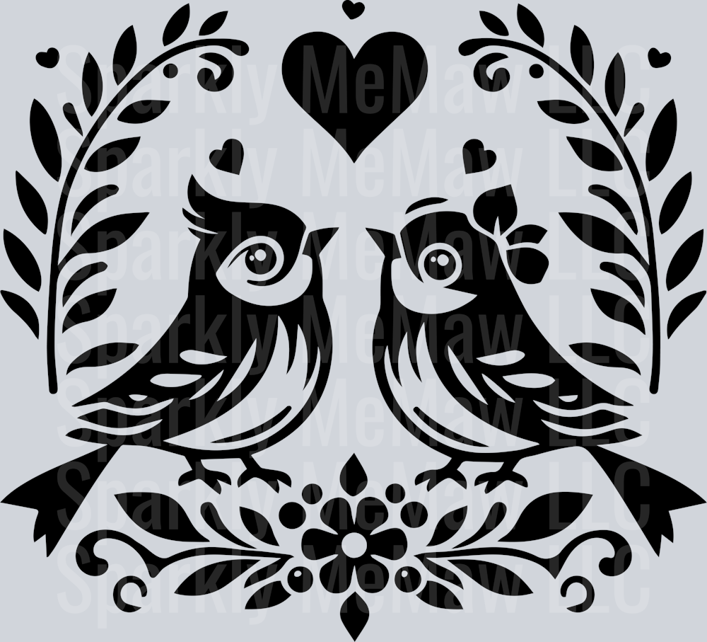 Bird UV DTF Clipart Decal 7