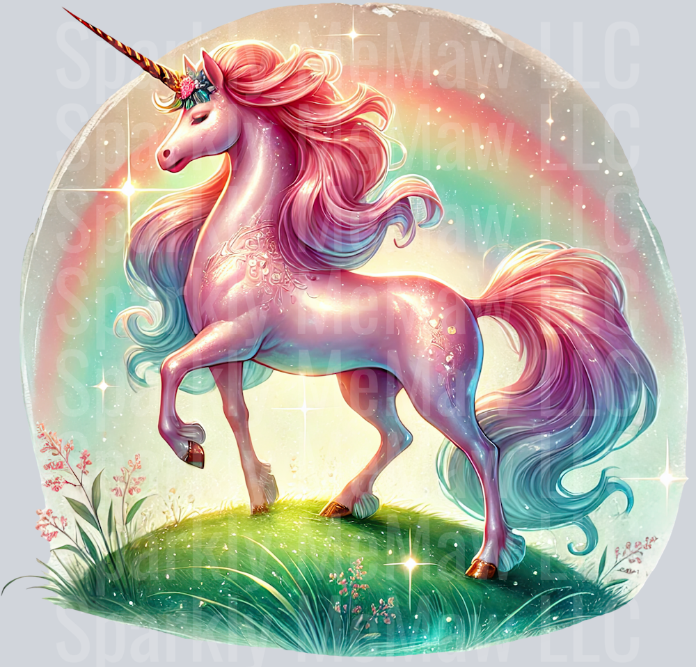 Starry Unicorn ClipArt Decals 9