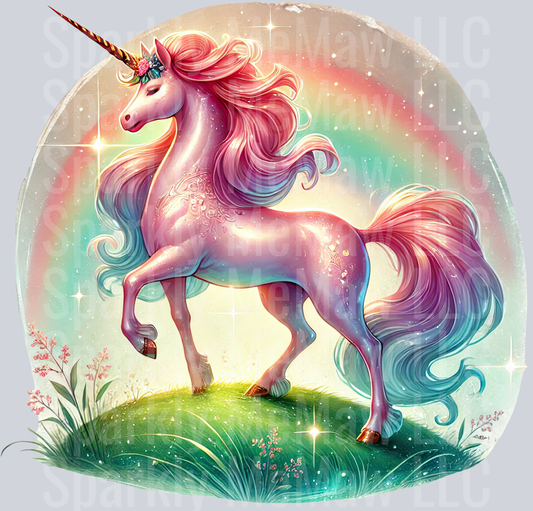 Starry Unicorn ClipArt Decals 9