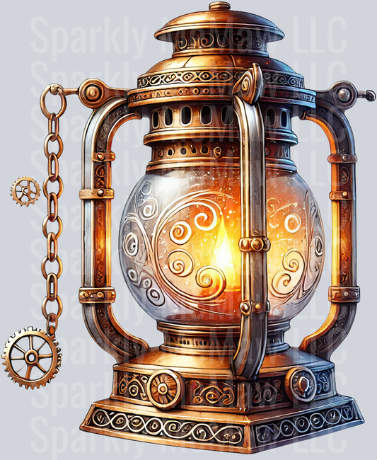 Steampunk Clip Art UV DTF Decal 1