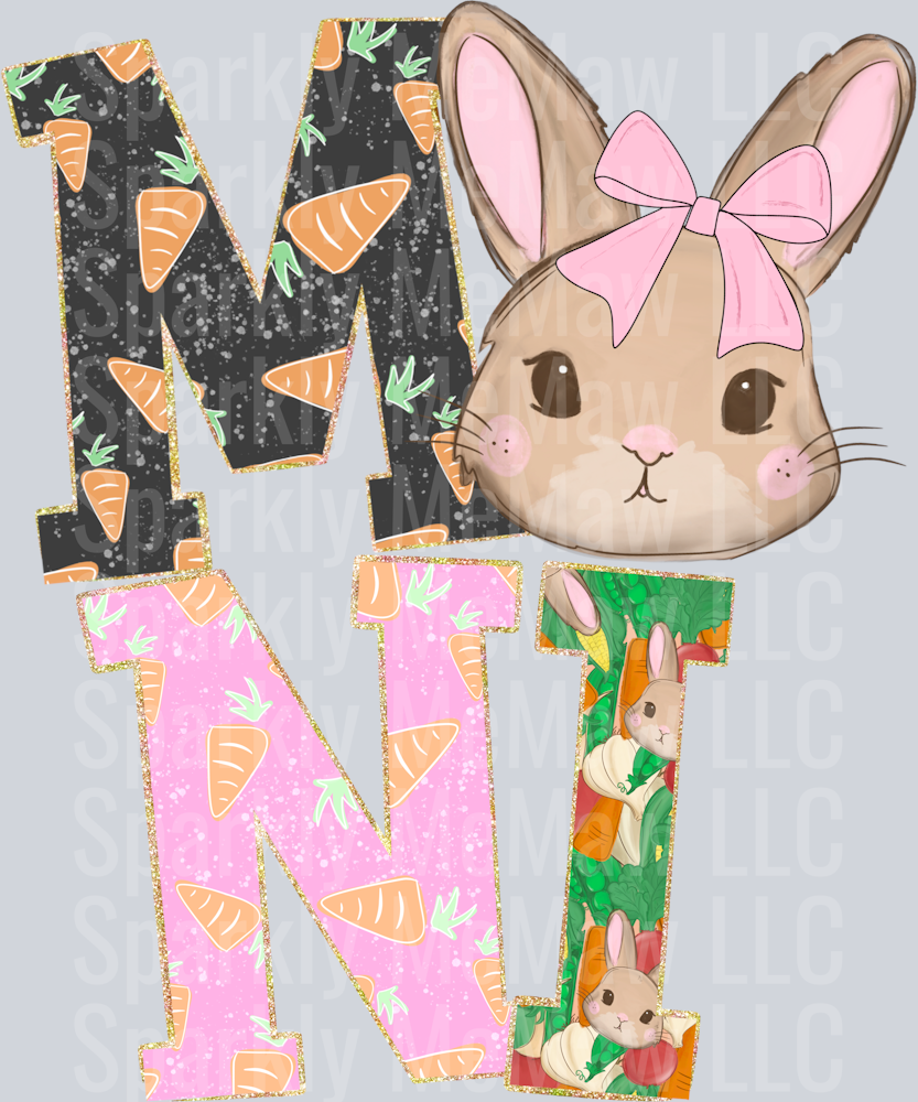 Mini_Bunny UV DTF Decal