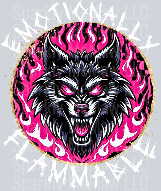 emotionally white UV DTF Decal