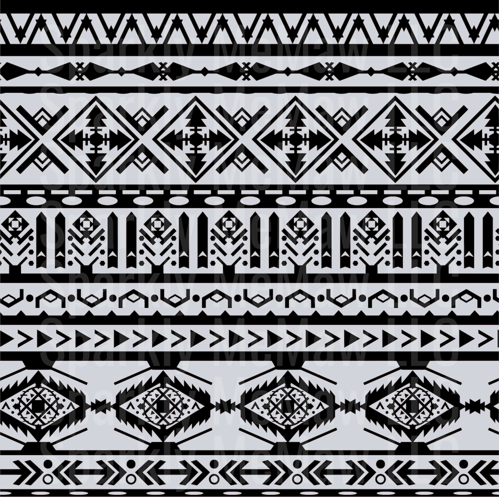 Aztec Pattern B02  UV DTF