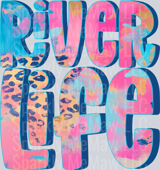 river life 1 UV DTF Decal