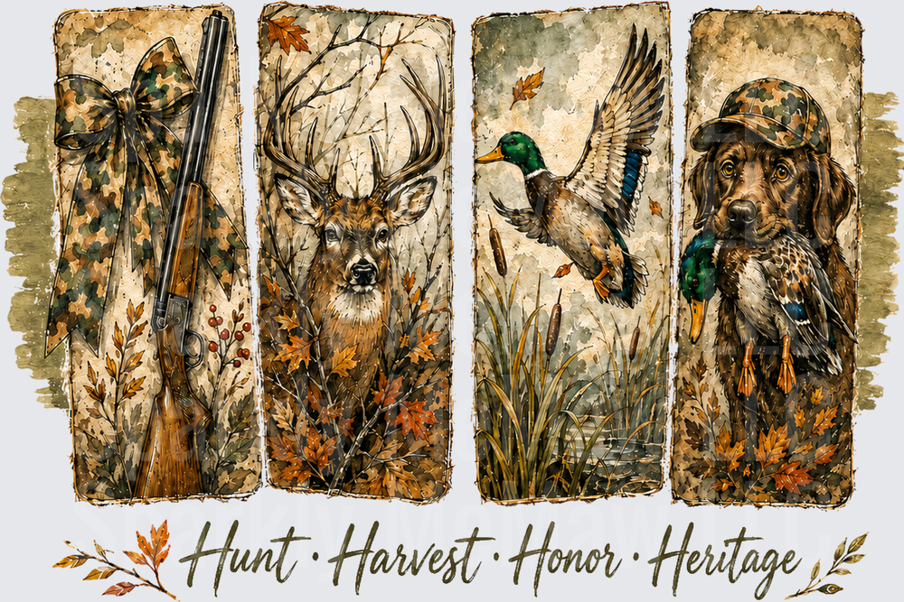 Hunt Harvest Honor Heritage Hunting UV Decal Decal
