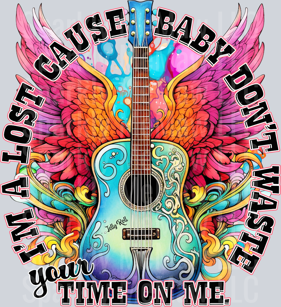 Lost Cause UV DTF Decal