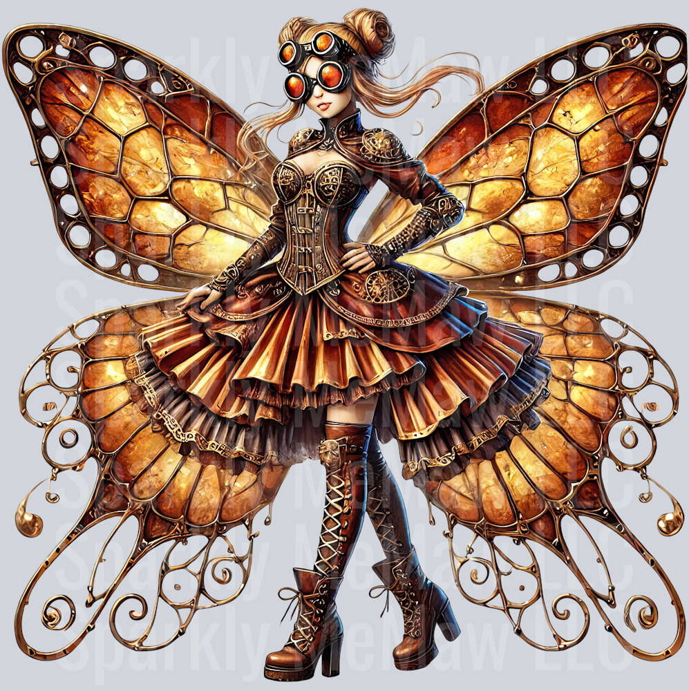 Fairy  SteamPunk UV DTF Decal 24