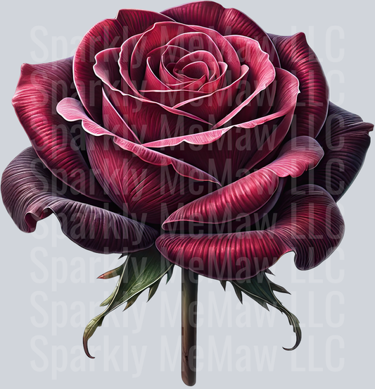 Fantasy Rose 16 UV DTF Decal