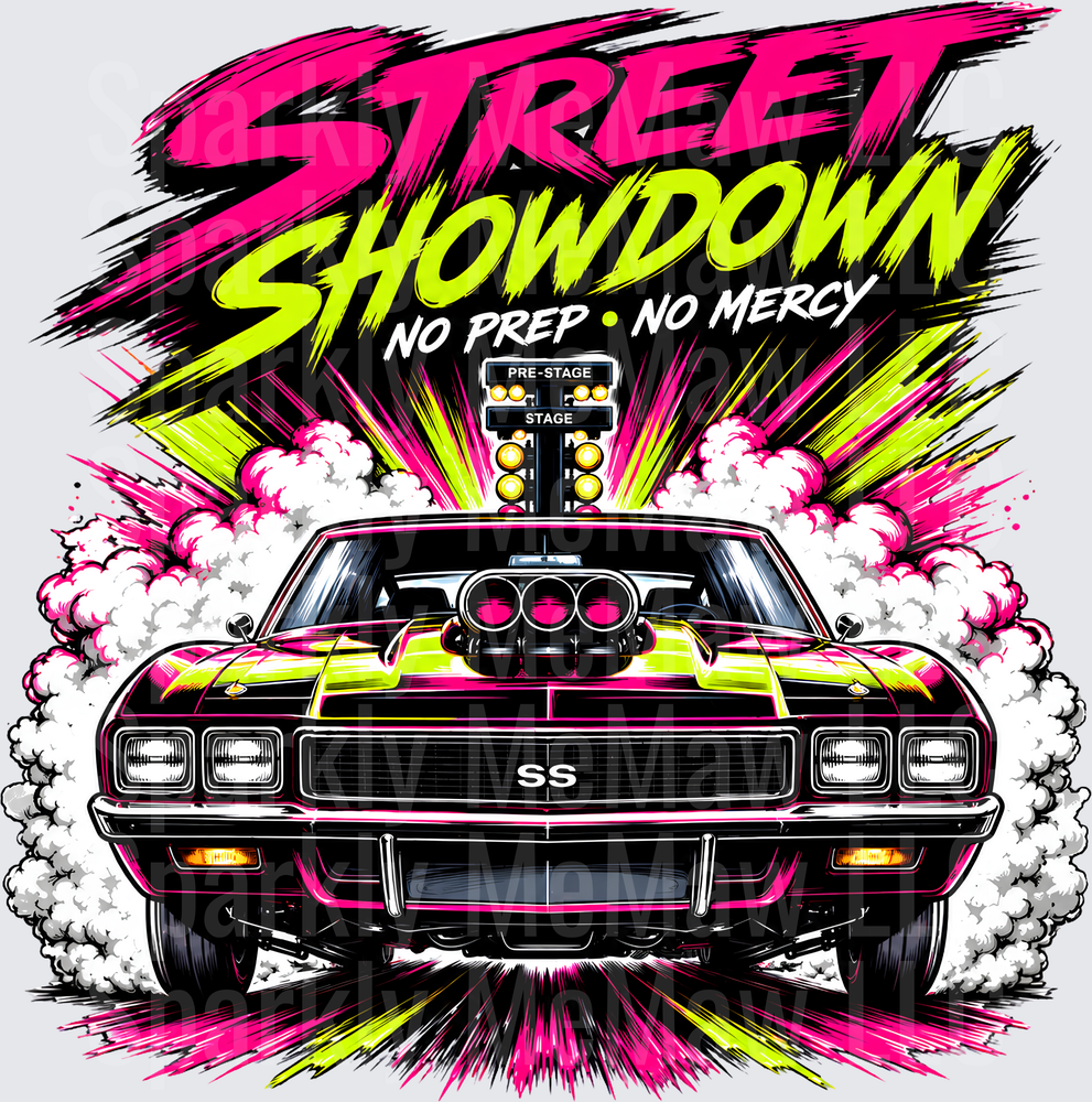 Street Showdown No Prep UV DTF Decal