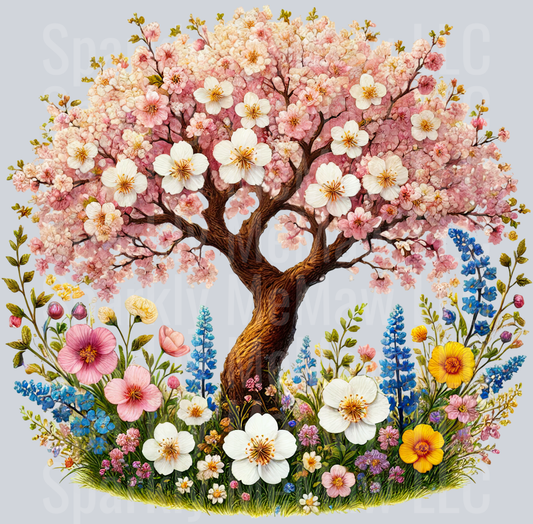 22 Cherry Blossoms set 2 UV DTF Clip Art Decal
