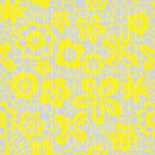 Seamless yellow lace 10x10
