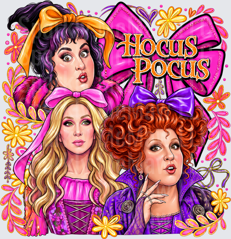 Hocus Pocus Sanderson Sisters This is a UV DTF Decal