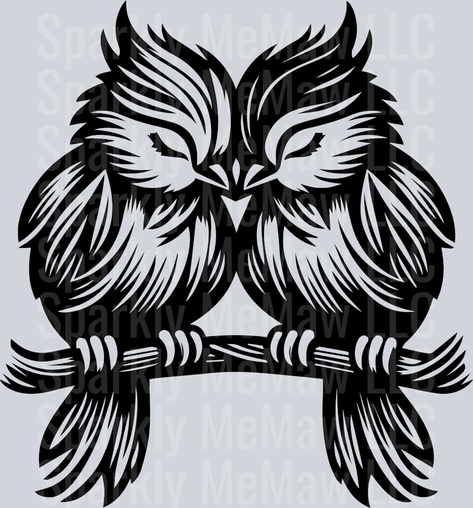 Bird UV DTF Clipart Decal 1