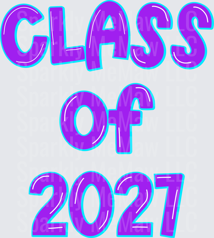 Class of 2021 UV DTF Decal