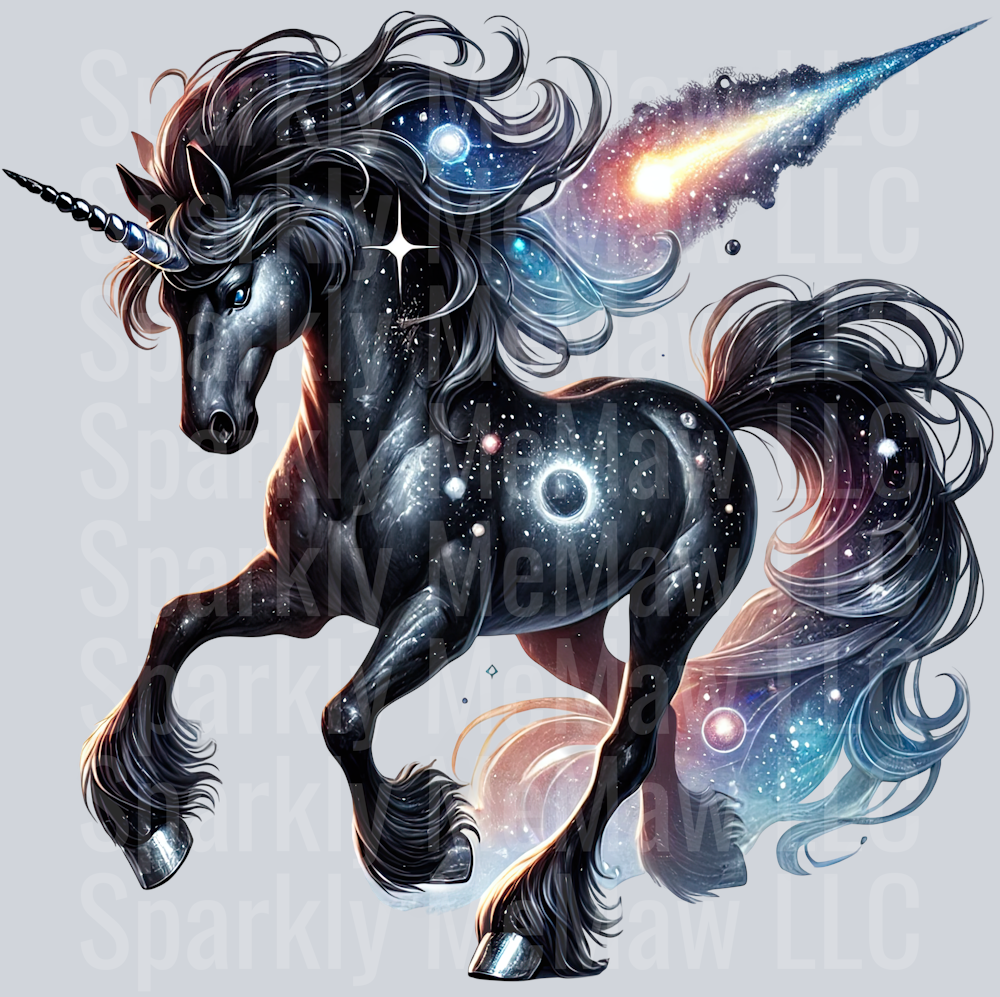 Starry Unicorn ClipArt Decals 8