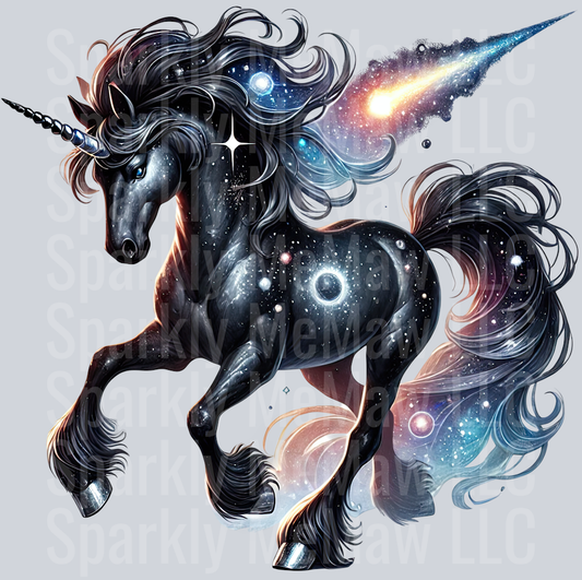 Starry Unicorn ClipArt Decals 8
