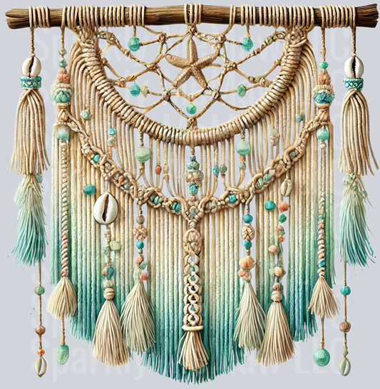 12 Ocean Boho Summer ClipArt Decal