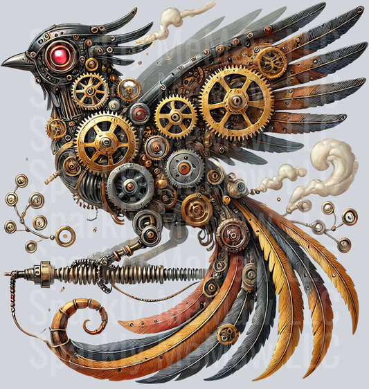 Steampunk Clip Art UV DTF Decal  17