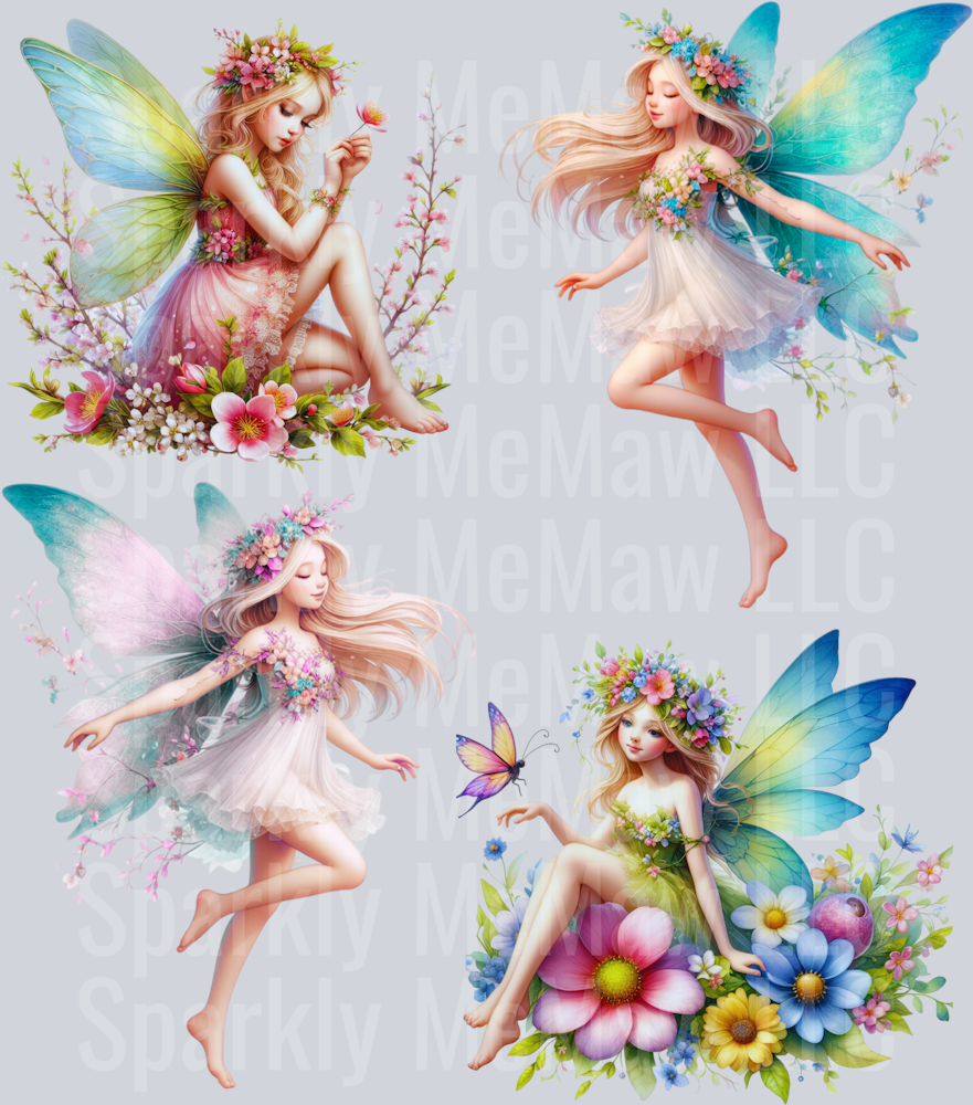 Fairy UV DTF Element Sheet
