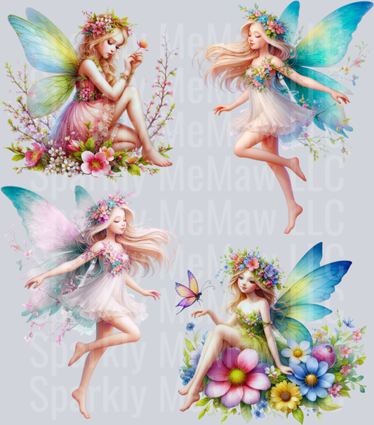 Fairy UV DTF Element Sheet