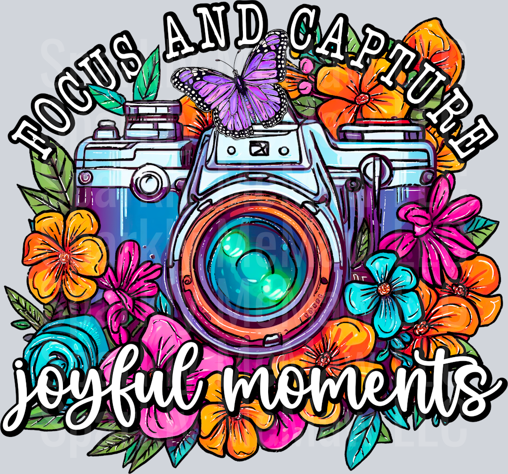 Focus and Capture Joy UV DTF Decal