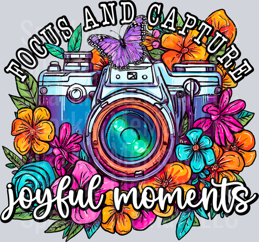 Focus and Capture Joy UV DTF Decal