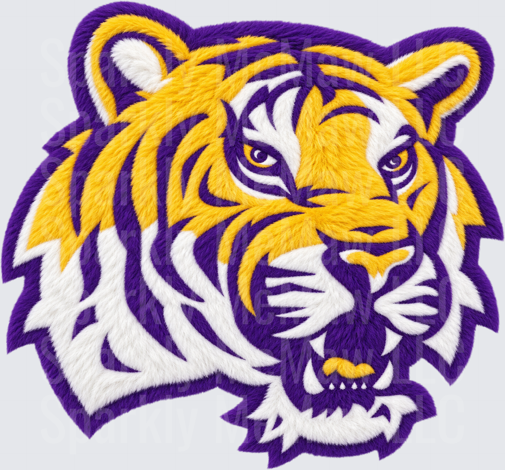 LSU Tigers Mascot Logo UV DTF Decal