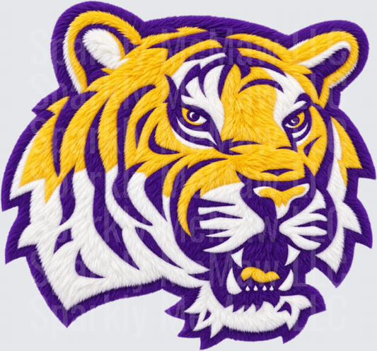 LSU Tigers Mascot Logo UV DTF Decal