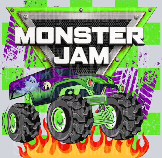 monster jam grave DTF Transfer (fabrics)
